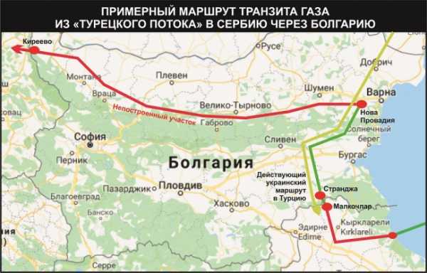 Вторая нитка “Турецкого потока” пройдет через Болгарию