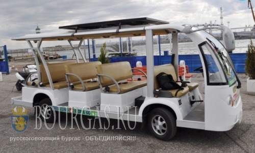 В Сарафово появился новый муниципальный эко-транспорт