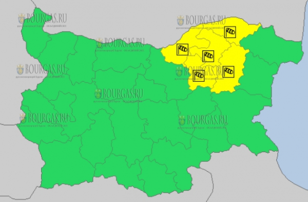 20 марта в Болгарии — завьюжило, ветреный Желтый код опасности