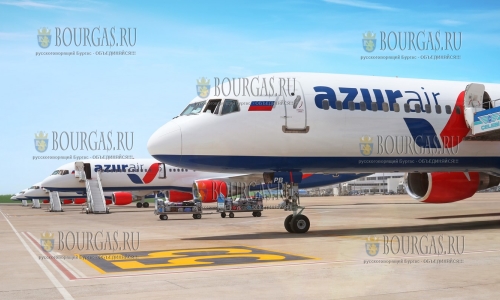 Лайнеры авиакомпании Azur Air будут летать в Болгарию