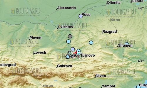 В Болгарии землетрясение магнитудой в 4,2 балла по шкале Рихтера