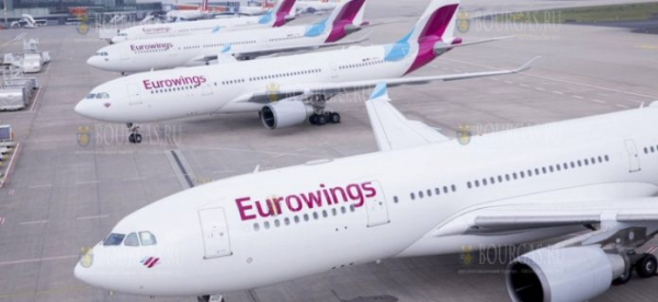 В Болгарию будет летать еще одна бюджетная авиакомпания EuroWings