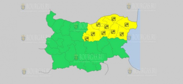 На 6 февраля в Болгарии — снежный и ветреный Желтый код опасности