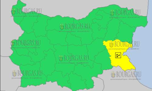 27 сентября в Болгарии — дождливый Желтый код опасности
