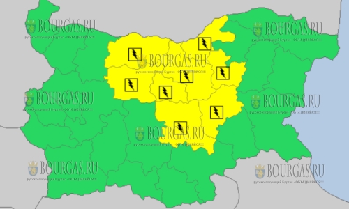 10 июля в Болгарии — грозовой и дождливый Желтый код опасности