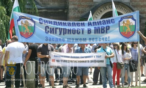 Силовики Болгарии готовят протестные акции