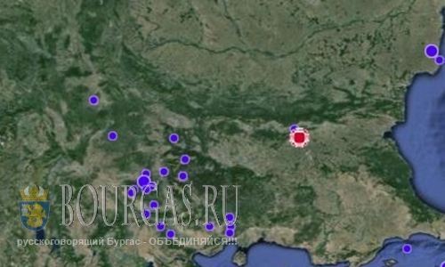 Землетрясения в Болгарии, трижды тряхнуло Стару Загору