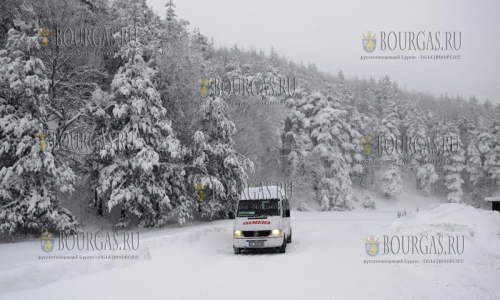 В некоторых регионах Болгарии высота снежного покрова 1м