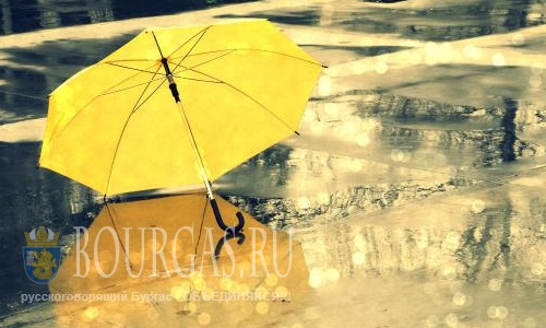 17 апреля в Болгарии — дождливый Оранжевый/Желтый коды опасности