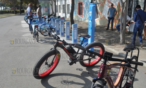 Новый пункт проката велосипедов в Бургасе заработал сегодня