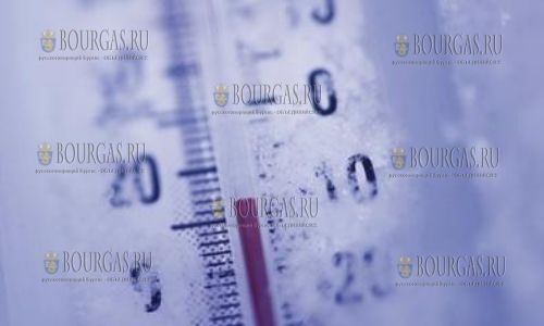 Вчера в Болгарии зафиксировали самые низкие температуры в 2018 году