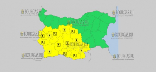27 августа в Болгарии — грозовой и дождливый Желтый код опасности