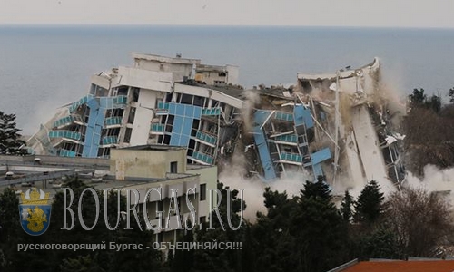 В районе Варны взорвали гостиницу «Рубин»