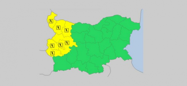 На 23 июня в Болгарии — дождливый и грозовой Желтый код опасности