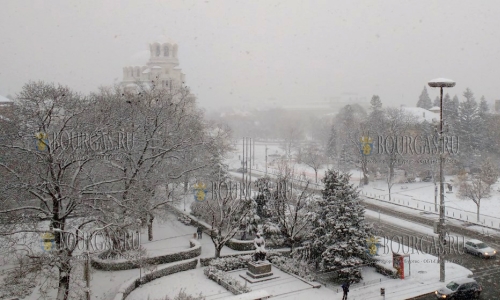 Сегодня прошли снегопады на Западе Болгарии