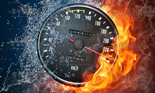 В Пловдиве водитель позволил себе проехать со скоростью более 130 км/ч