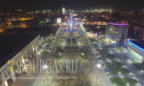 Вечерний Бургас, январь 2016 года