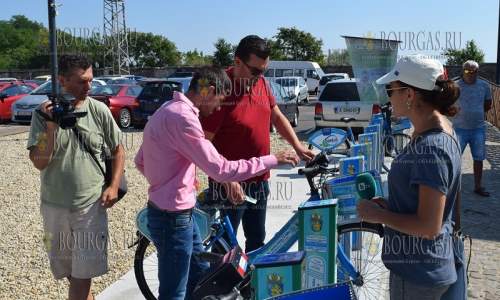 Электро-велосипед в Бургасе есть возможность взять напрокат