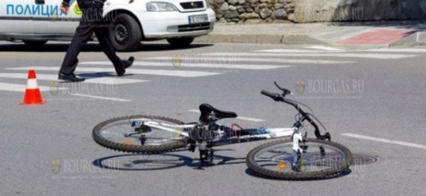 В Бургасе водитель сбил велосипедиста
