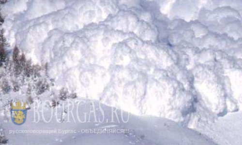 На горнолыжных курортах Болгарии снова повышенная лавинная опасность