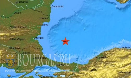 Землетрясение в Черном море