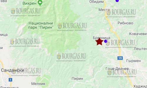 18 июня 2018 года в Болгарии произошло землетрясение 3,5 балла по шкале Рихтера