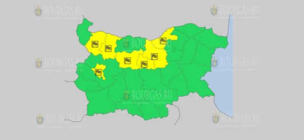На 4 октября в Болгарии — ветреный Желтый код опасности