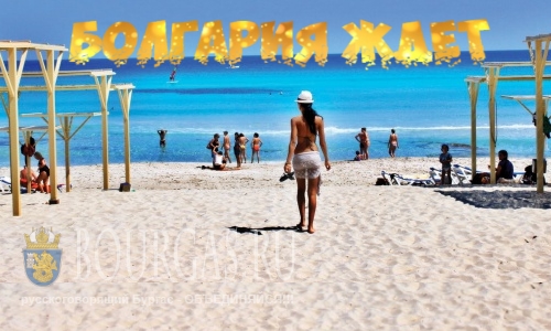 Туристов на приморских курортах Болгарии пребывает