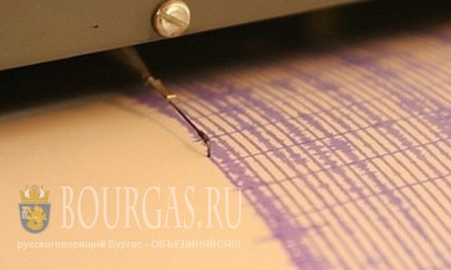Очередное землетрясение в Болгарии