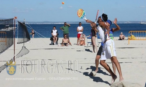 В Бургасе на Центральном пляже пройдет пляжный теннисный турнир