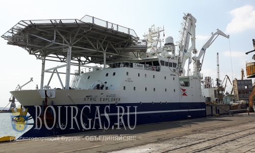 Исследовательское судно Stril Explorer в Бургасе