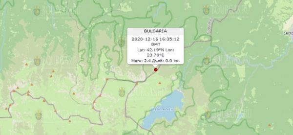 16-го декабря 2020 года на Юге Болгарии произошло землетрясение…