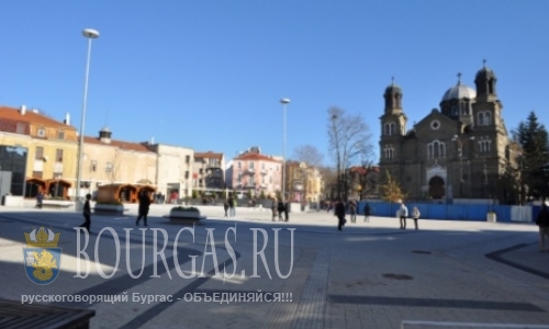 Бургас — Площадь «Кирил и Методий» будет открыта 6-го декабря