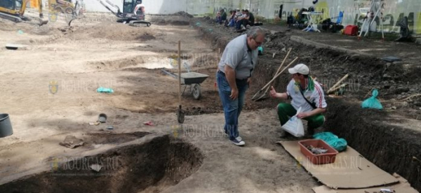 В Болгарии, в Бургасе завершены раскопки фракийского храма в комплексе «Изгрев»