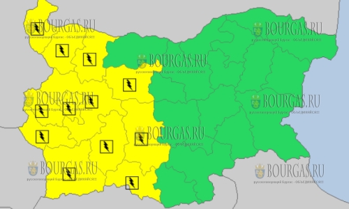7 июля в Болгарии — грозовой и дождливый Желтый код опасности