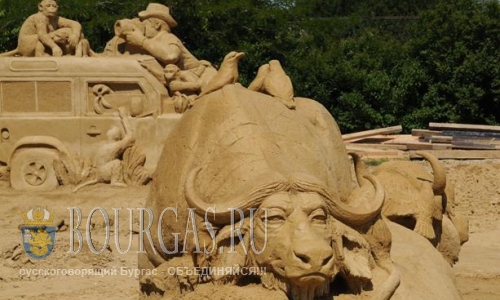 Фестиваль песчаных скульптур стартует в Бургасе