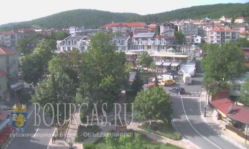 Веб камера в Свети Влас Болгария — центр города