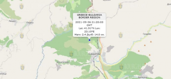 6 сентября 2021 года в Болгарии произошло землетрясение