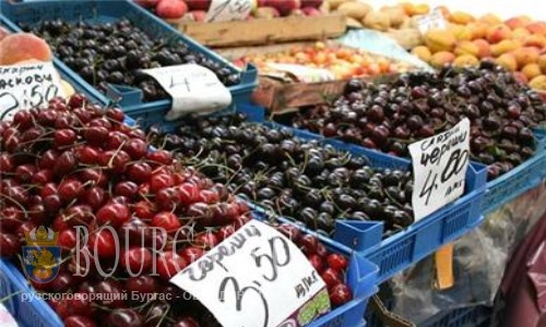 Цены на клубнику и черешню в Болгарии упали
