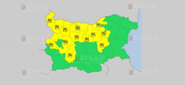 На 6 мая в Болгарии — ветреный Желтый код опасности