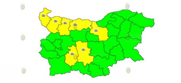 4 ноября в Болгарии объявлен туманный Желтый код опасности