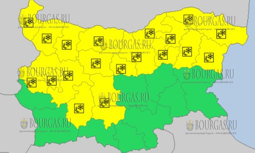 3 марта в Болгарии — скользкий Желтый код опасности