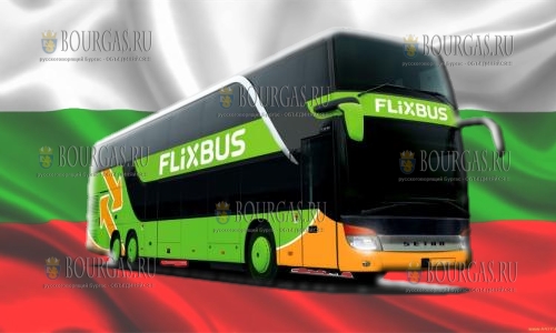 Автобусный лоукостер Flixbus в Болгарии