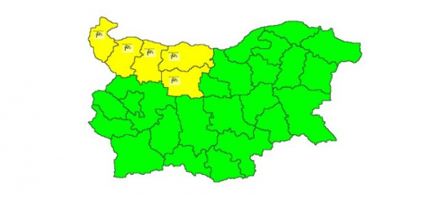 7 февраля в Болгарии объявлен ветреный Желтый код опасности
