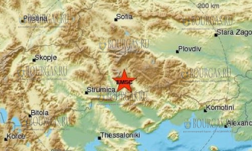 15 декабря 2016 года произошло землетрясение в Болгарии