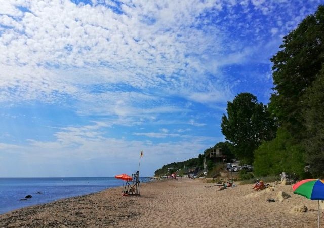 Аэрообзор пляжа Фичоза-Ветеран (Варна)