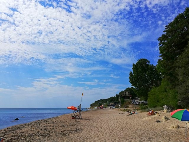 Аэрообзор пляжа Фичоза-Ветеран (Варна)