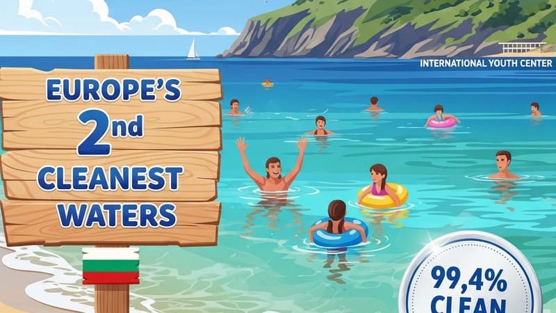 Второе место по чистоте морской воды в ЕС у Болгарии